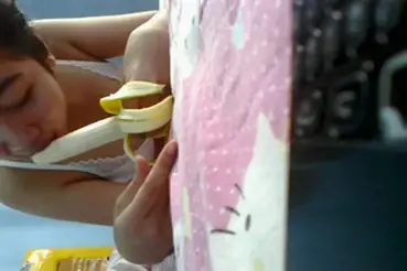 ABG Angel Lee Nyepong Pisang Gede Rakus Banget